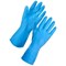 Supertouch Household Latex Gloves, Medium, Blue