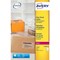 Avery Laser Parcel Labels, 2 per Sheet, 199.6x143.5mm, Clear Gloss, L7568-25, 50 Labels