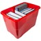 Strata Curve Box, Red, 65 Litre