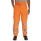 B-Seen Hi-Visibility Rail Spec Trousers, Teflon, Reflective, Size 32 Tall, Orange