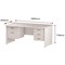 Trexus 1600mm Rectangular Desk, Panel Legs, 2 Pedestals, White