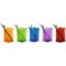 Durable Trend Pen Pot Pencil Holder Desk Tidy Transparent Organizer Cup, Clear