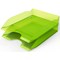 Durable Basic Stackable Letter Tray, Document Paper File, A4+, Transparent Green, Pack of 6