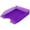 Durable Basic Stackable Letter Tray, Document Paper File, A4+, Transparent Purple, Pack of 6