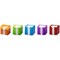 Durable Trend Note Box Transparent Cube and 800 Sheet Memo Pad, Green