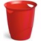 Durable Trend Plastic Waste Recycling Bin, 16 Litre, Red