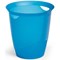 Durable Trend Plastic Waste Recycling Bin, 16 Litre, Transparent Blue, Pack of 6