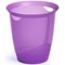 Durable Trend Plastic Waste Recycling Bin, 16 Litre, Transparent Purple