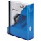 Durable Translucent Magazine Rack Document Desk File Organiser, A4, Clear Blue Durable Translucent Magazine Rack Document Desk File Organiser, A4, Clear Blue