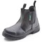 Click Footwear D/D Dealer Boots, PU/Leather, Size 3, Black