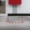 Durable Duraline Safety Non-Slip Hazard Warning Tape, 50mm x 30m, Red and White