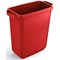 Durable Durabin Rectangular Food Safe Waste Recycling Bin, 60 Litre, Red Durable Durabin Rectangular Food Safe Waste Recycling Bin, 60 Litre, Red