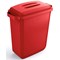 Durable Durabin Rectangular Food Safe Waste Recycling Bin, 60 Litre, Red Durable Durabin Rectangular Food Safe Waste Recycling Bin, 60 Litre, Red