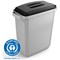 Durable Lid for Durabin Eco Rectangular 60 Litre Waste Bin, Black Durable Lid for Durabin Eco Rectangular 60 Litre Waste Bin, Black