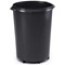 Durable Durabin Food & Freezer Safe Round Bin Base, Strong & Easy Grip Handles, 40 Litre, Black