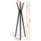 Durable Durastore Coat Stand, Black