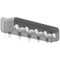 Durable Durastore Coat Rack, 5 Hooks, Grey