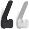 Durable Durastore Coat Hooks, Black, Pack of 4