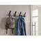 Durable Durastore Coat Hooks, Black, Pack of 4