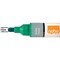 Nobo Liquid Ink Whiteboard Pens, Bullet Tip, Green, Pack of 10