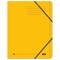 Elba Boston Elasticated Files, 7-Part, Foolscap, Yellow, Pack of 5