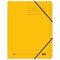 Elba Boston Elasticated Files, 7-Part, Foolscap, Yellow, Pack of 5