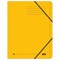 Elba Boston Elasticated Files, 9-Part, Foolscap, Yellow, Pack of 5