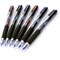 Uni-Ball Signo 207 UMN-207 Retractable Gel Rollerball 0.7mm Tip Black Blister Pack Plastice Free Packaging (Pack 3) -