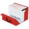 Rexel Colorado Expanding Box File / A-Z / Foolscap / Red
