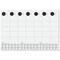 Sigel Desk Pad, Wall Calendar Monthly Planner with 3 Year Calendar, 595 x 410mm, 120gsm, 12 Sheets