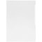 Durable A3 Plastic Cut Flush Document Wallet Folder, Clear, Pack of 10