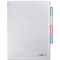 Durable A4 Cut Flush 3 Part Index Divider Document Folders, Pack of 5
