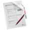 Durable A4 Cut Flush 3 Part Index Divider Document Folders, Pack of 5