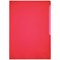 Durable A4 Flush Document Wallet Folders, Red, Pack of 100