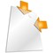 Durable A4 Cut Flush Document Wallet Folders, Yellow, Pack of 100