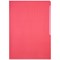 Durable A4 Clear Plastic Cut Flush Document Wallet Folder, Yellow, Pack of 50
