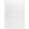 Durable Visifix Punched Pocket Wallets for Business Cards, 10 Pack, A4 Clear