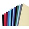 GBC Binding Covers with Window, 250gsm, Black, A4, Leathergrain, Pack of 25 Pairs