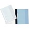 Durable A4+ Clear View Folder with Labelling Window, Blue, Pack of 25