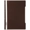 Durable A4 Clear View Folder, Brown, Pack of 50