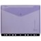 Snopake Reborn A4 Polyfile Ring Binder Wallet, 180 Micron, Side Opening, Assorted, Pack of 5
