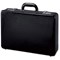 Alassio Attaché Case / 3x A4 Compartments / Expandable by 20mm / Leather / Black