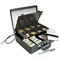 Petty Cash Box With Lock With Organiser Coin Tray 8 Part and Note Section 3 Part W305xD250xH90mm
