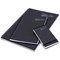 Pukka Pad Pressboard Side Wirebound Pad, A5, Feint Ruled, 120 Pages, Black, Pack of 10