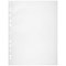 Durable Premium Recycled A4 Punched Pockets, Clear, Pack of 100