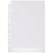 Durable Premium Recycled A4 Punched Pockets, Clear, Pack of 100