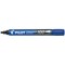 Pilot 100 Permanent Marker Bullet Tip Fine 1.0mm Line Blue (Pack 12) -