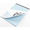 Silvine SEN Refill Pad, A4, Ruled With Margin, Tinted Coloured Papers, 100 Pages, Blue, Pack of 5