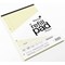 Silvine SEN Refill Pad, A4, Ruled With Margin, Tinted Coloured Papers, 100 Pages, Cream, Pack of 6