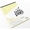 Silvine SEN Refill Pad, A4, Ruled With Margin, Tinted Coloured Papers, 100 Pages, Yellow, Pack of 6